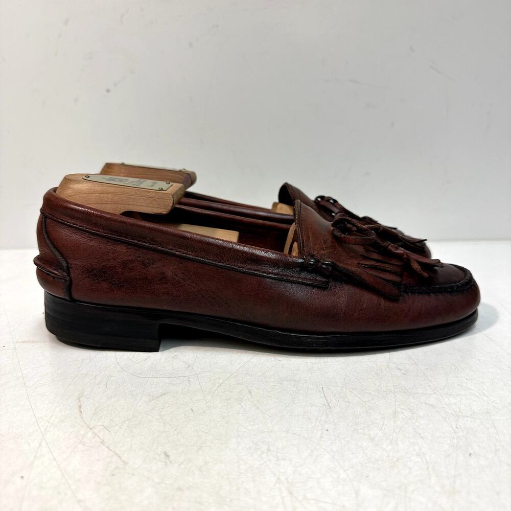 NEW HEELS Rancourt & Co. x Polo Ralph Lauren Tassel Loafer Bench Made USA 8 D